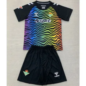 Real Betis Kids' Goalkeeper Jersey + Shorts 2024/25 - Black