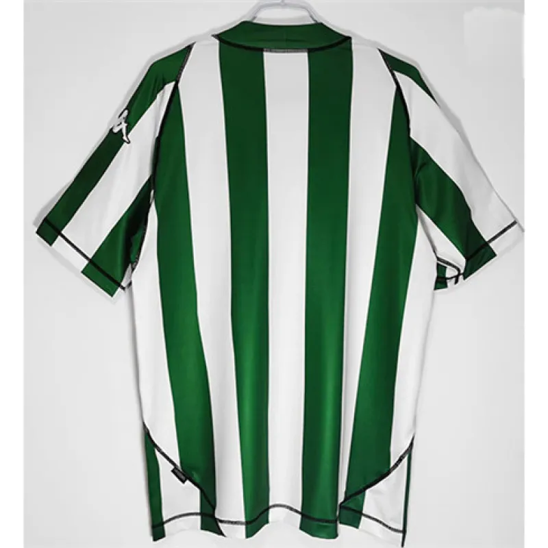 Maillot rétro de Real Betis 2003/04 domicile - Vert/Blanc