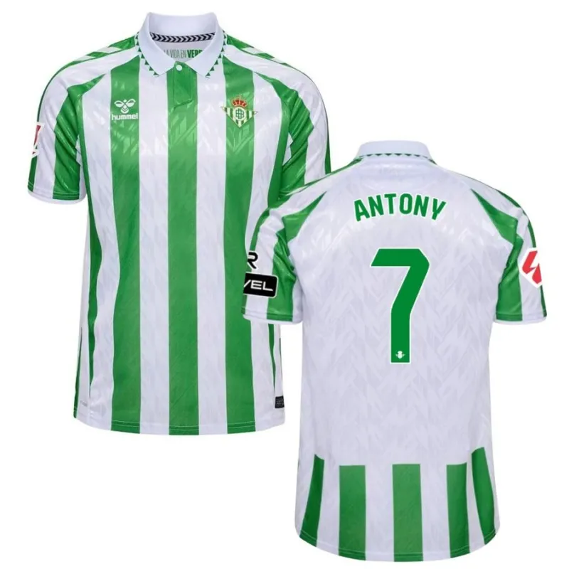 Anthony Real Betis 2024/25 Home Kids' Jersey - Green/White