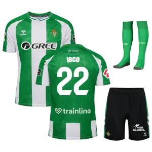 ISCO Real Betis 2025/26 Home Kids' Jersey Set - Green/White