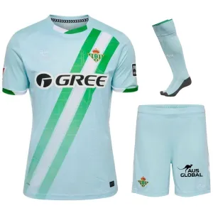 Real Betis 2025/26 Kids Kit Away Jersey - Blue