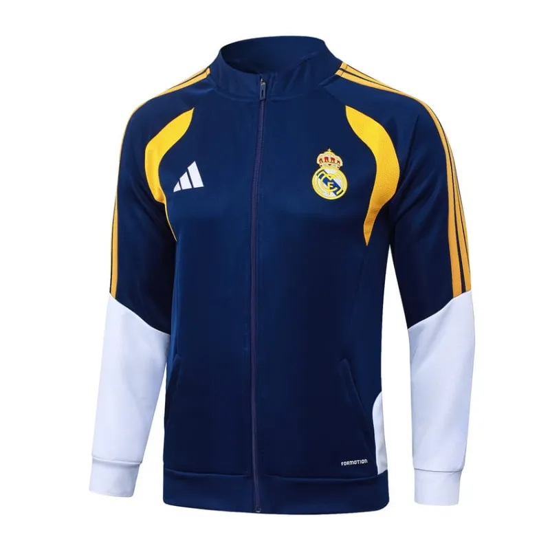 Real Madrid 2026/27 Jacket Tracksuit Dark Blue