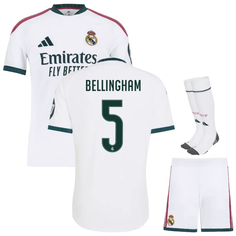 Real Madrid BELLINGHAM 2026/27 Home Kids Kit Jersey