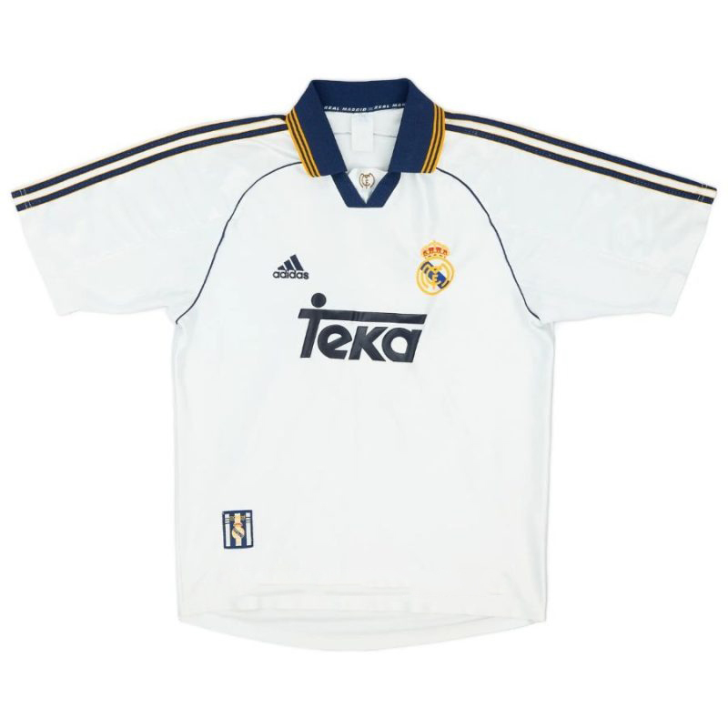 Real Madrid R.CARLOS 1998 2000 Retro-Heimtrikot - Weiß