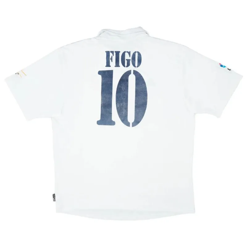 Real Madrid FIGO 2000/01 Retro Home Jersey - White