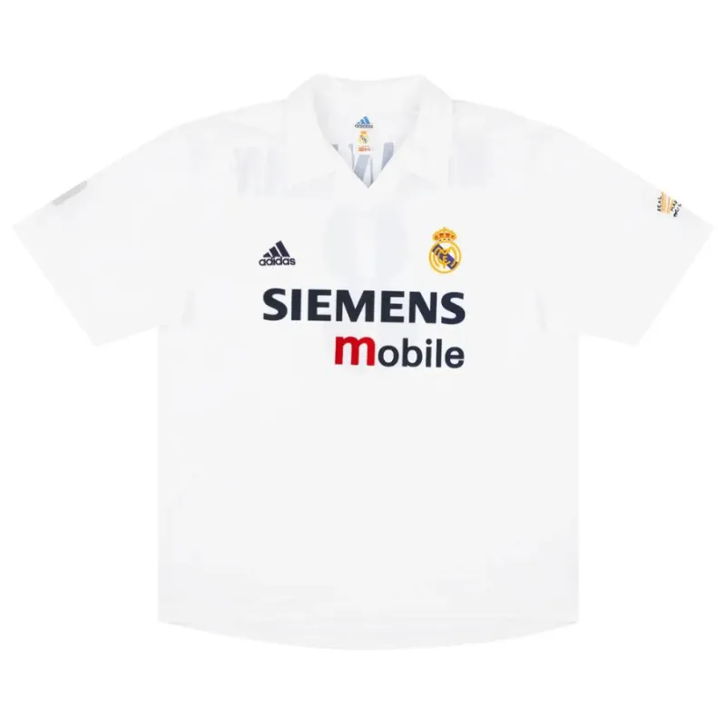 Real Madrid 2002/03 Retro-Heimtrikot - Weiß