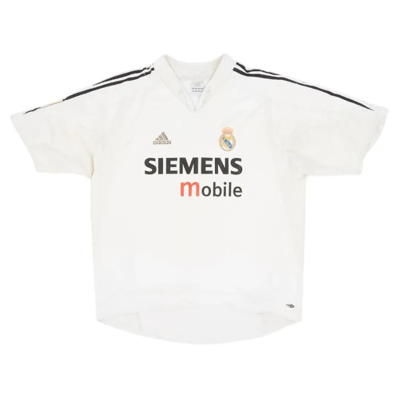 Real Madrid 2004/05 Maillot domicile rétro - Blanc