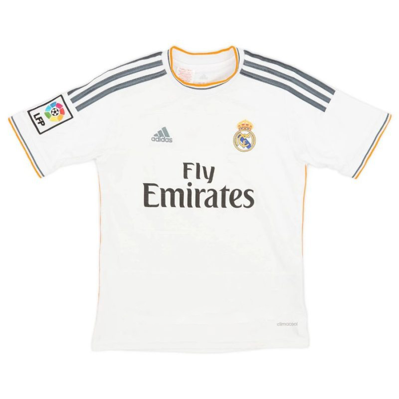 Real Madrid 2013/14 Camiseta retro local - Blanca