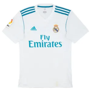 Real Madrid 2017/18 Retro Home Jersey - White