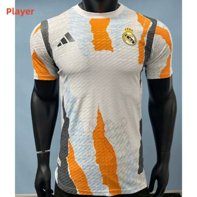 Maillot de joueur d'entraînement du Real Madrid 2024/25 - Blanc