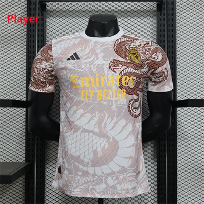 Maillot de joueur de l'édition spéciale An de dragon du Real Madrid 2024/25 - Blanc