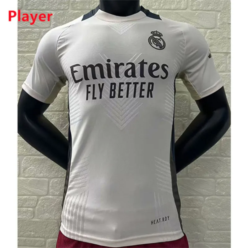 Maillot de joueur d'entraînement du Real Madrid 2024/25 - Blanc