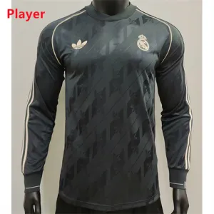 Real Madrid 2024/25 Player Special Edition Long-Sleeved Jersey - Black