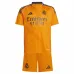 Real Madrid Maglia e pantaloncini per bambini 2024/25 Trasferta - Arancione