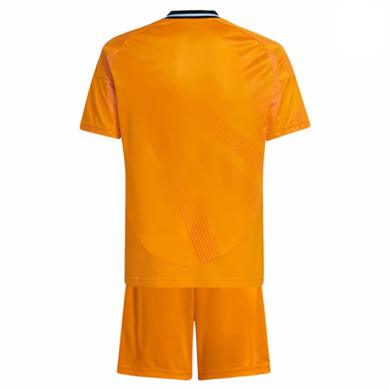 Real Madrid Maglia e pantaloncini per bambini 2024/25 Trasferta - Arancione