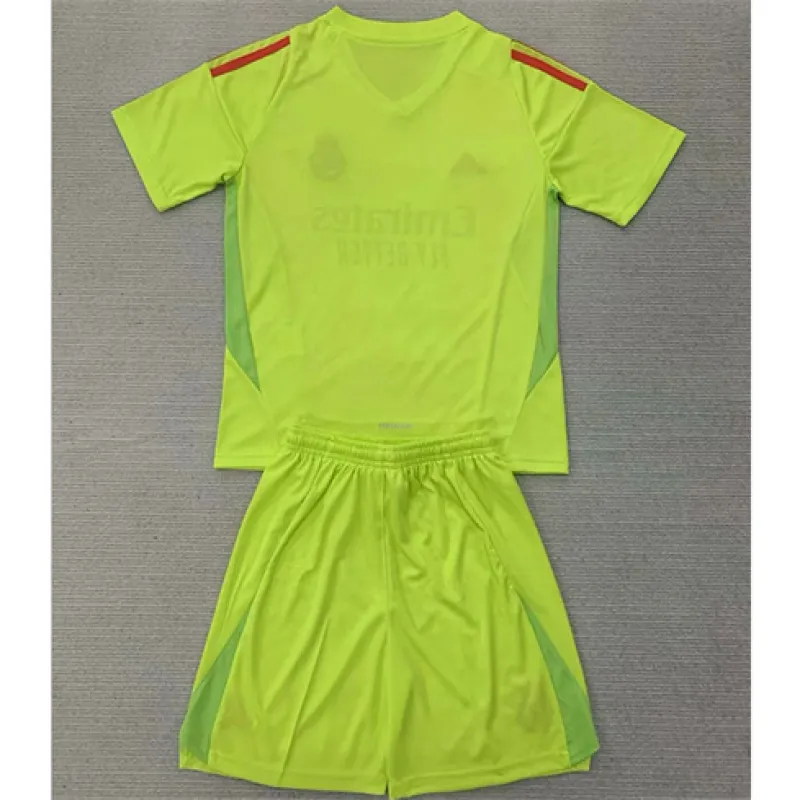 Real Madrid Maglia e pantaloncini di portiere per bambini 2024/25 - Verde