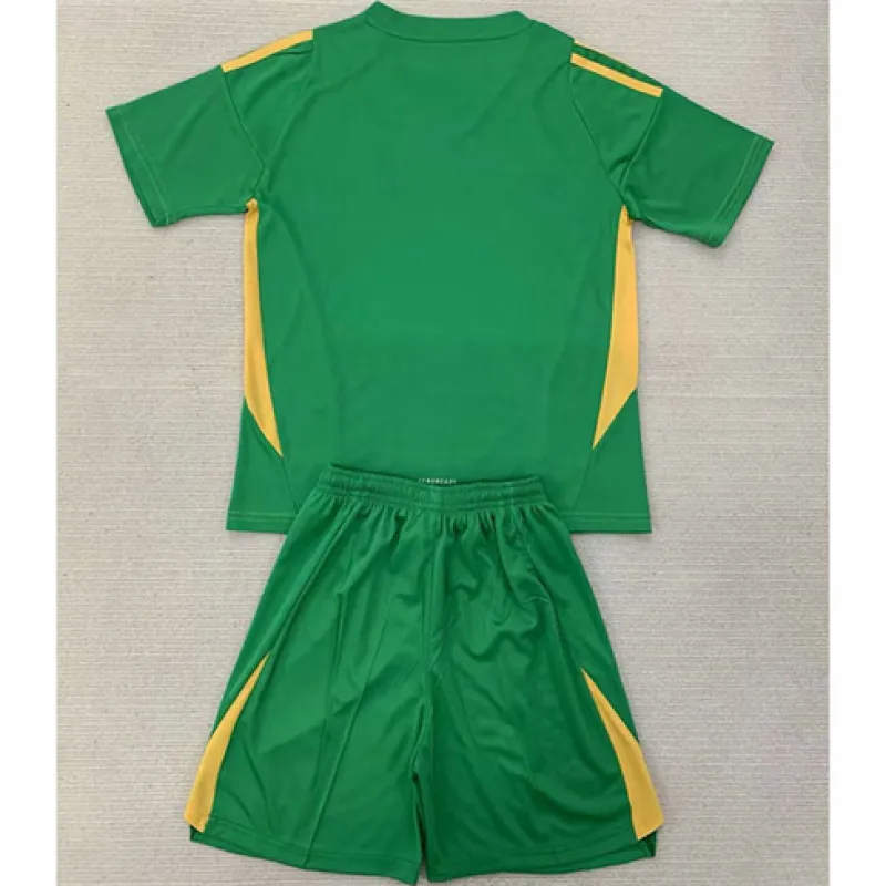 Real Madrid Camiseta y pantalones cortos de portero para niños 2024/25 - Verde