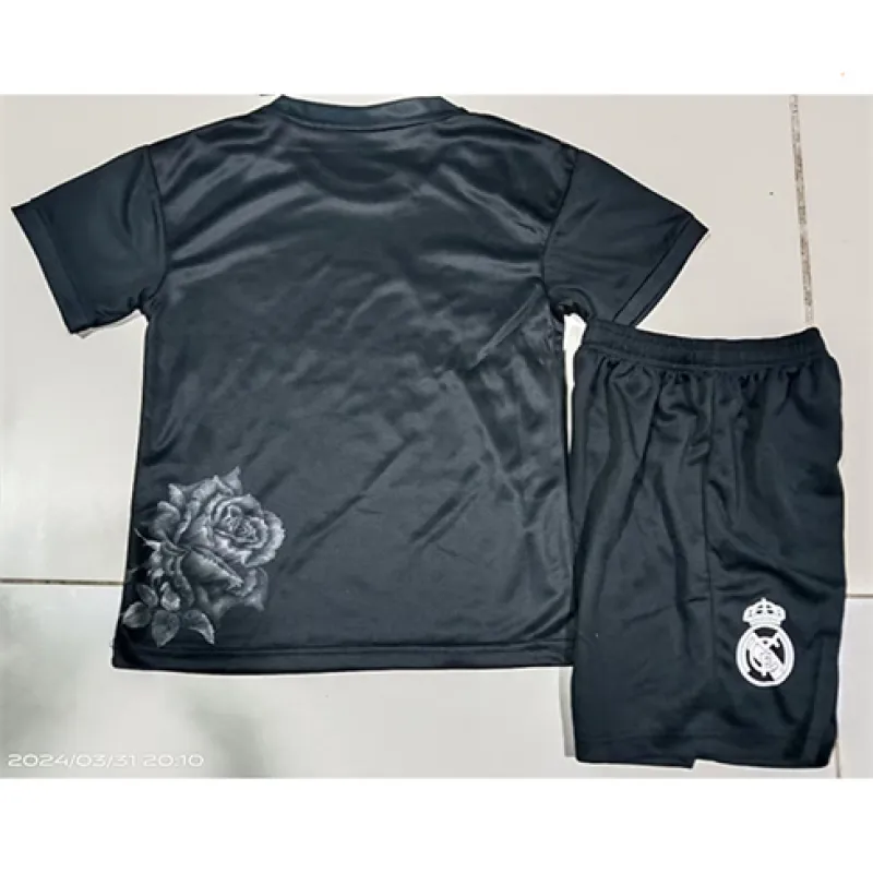 Real Madrid Kids' Jersey + Shorts 2024/25 - Y3 Edition - Black