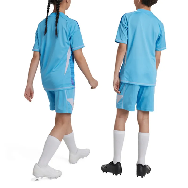 Real Madrid Kids' Goalkeeper Kit Jersey 2024/25 Home - Blue