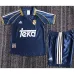 Maglia retro per bambini del Real Madrid 1998-00 trasferta - Blu