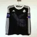 Real Madrid Langärmeliges Retro-Drittes Trikot 2014/15 - Schwarz