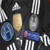 Real Madrid Langärmeliges Retro-Drittes Trikot 2014/15 - Schwarz