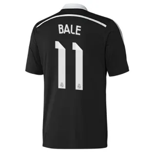 No.11 Gareth Bale's Real Madrid Retro Third Jersey 2014/15 - Black
