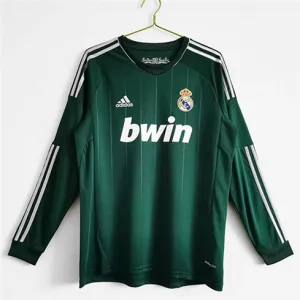 Real Madrid Long Sleeve Retro Third Jersey 2012/13 - Green
