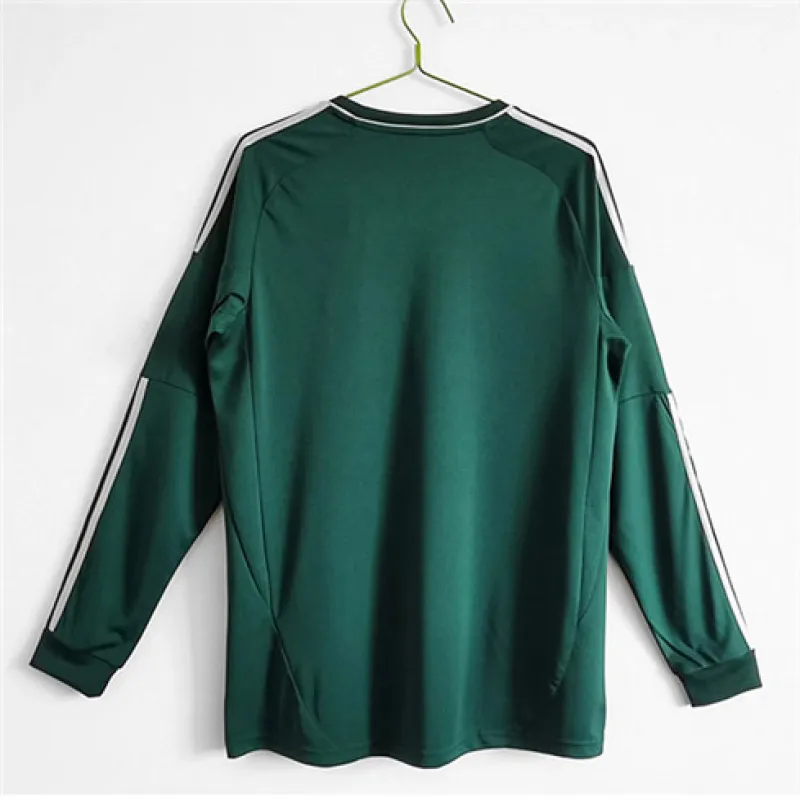 Real Madrid Langarm-Retro-Dritttrikot 2012/13 - Grün