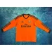 Real Madrid Langärmeliges Retro-Drittes Trikot 2013/14 - Orange