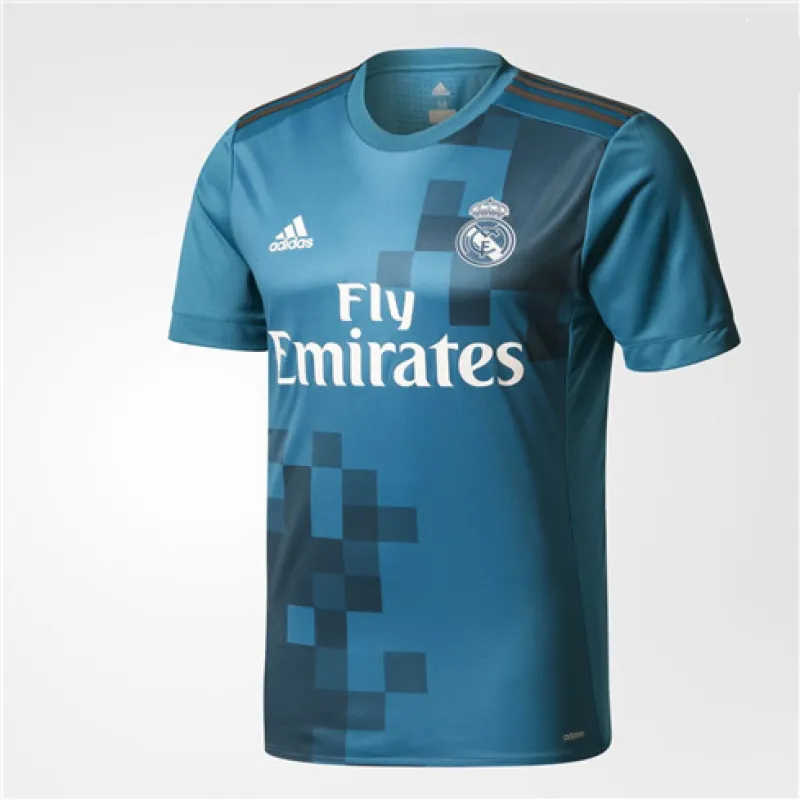 Terzo maglia retro del Real Madrid 2017/18 - Blu