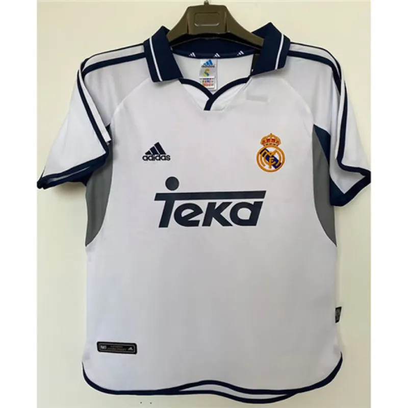 Maillot rétro du Real Madrid 2000/01 domicile - Blanc