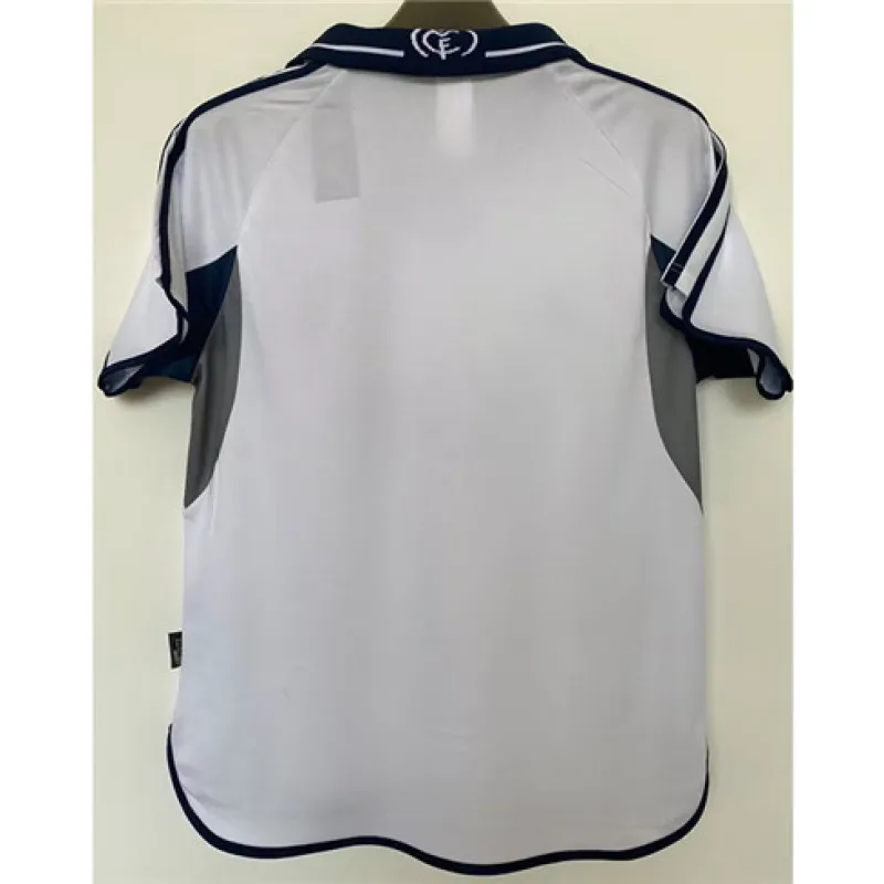 Maillot rétro du Real Madrid 2000/01 domicile - Blanc