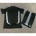 Maglia retro per bambini del Real Madrid 2006/07 Trasferta - Nera