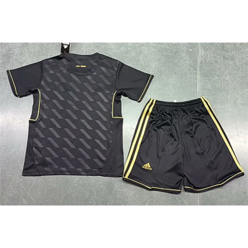 Real Madrid Children's Retro Jersey 2011/12 Away - Black