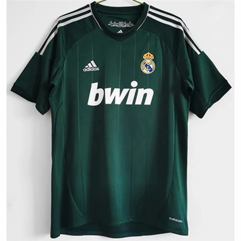 Troisième maillot rétro du Real Madrid 2012/13 - Vert