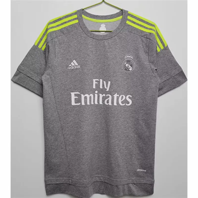 Maillot rétro du Real Madrid 2015/16 Extérieur - Gris