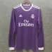 Real Madrid Langärmel-Retro-Trikot 2016/17 Auswärtsspiel - Lila