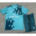 Real Madrid Children's Retro Third Jersey 2017/18 - Blue