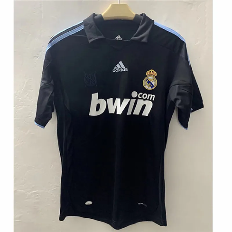 Maglia retro del Real Madrid  2009/10 trasferta - Nera