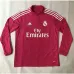 Real Madrid Long-sleeved Retro Jersey 2014/15 Away - Red