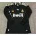 Troisième maillot rétro à manches longues du Real Madrid 2008/09 - Noir