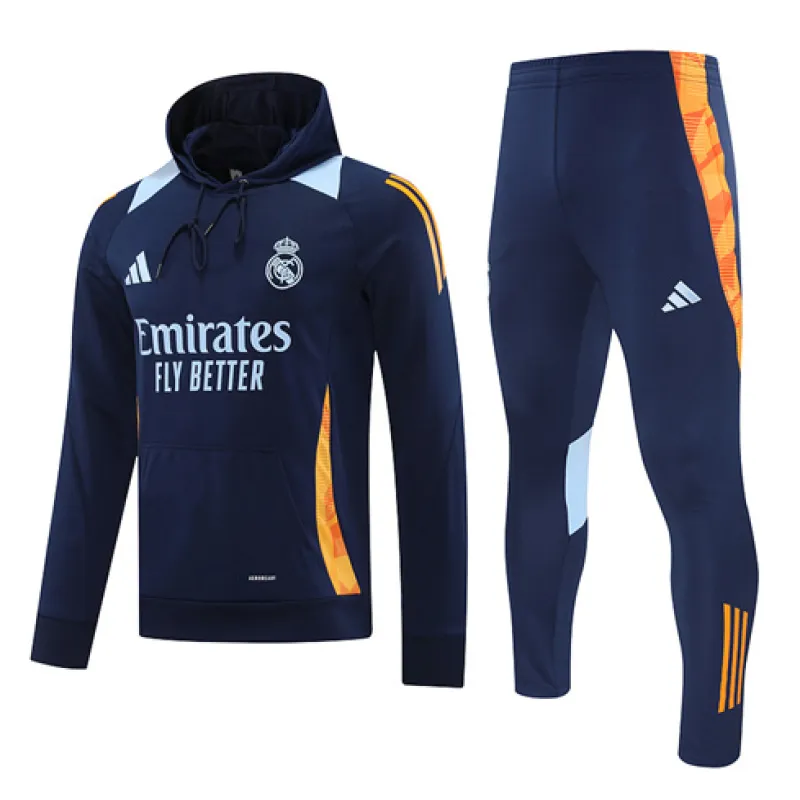 Ropa deportiva con capucha del Real Madrid 2024/25 - Azul