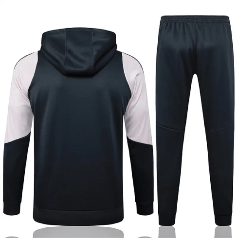 Vêtements de sport à capuche du Real Madrid 2024/25 - Noir