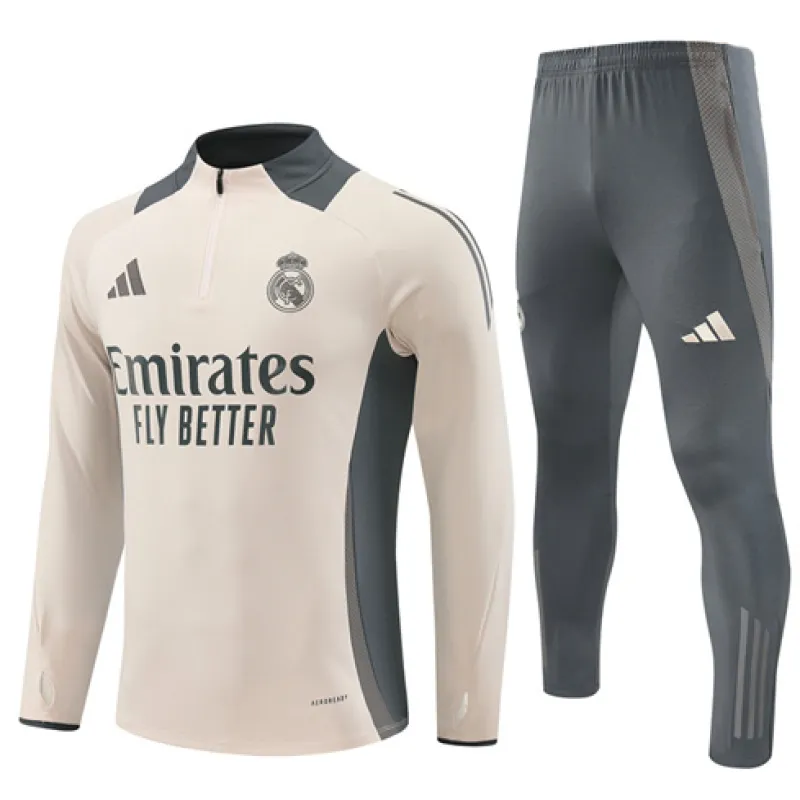 Vêtements de sport du Real Madrid 2024/25 - Abricot
