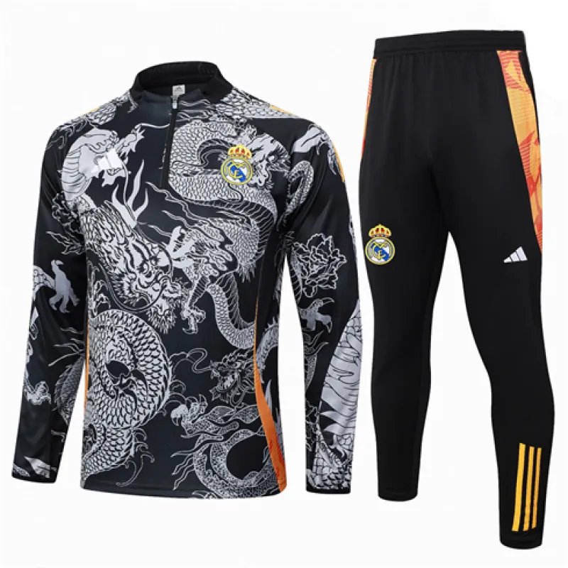 Vêtements de sport du Real Madrid 2024/25 - Noir