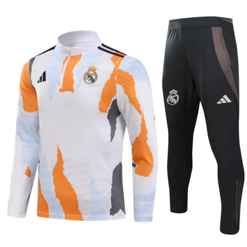 Vêtements de sport pour enfants du Real Madrid 2024/25 - Blanc