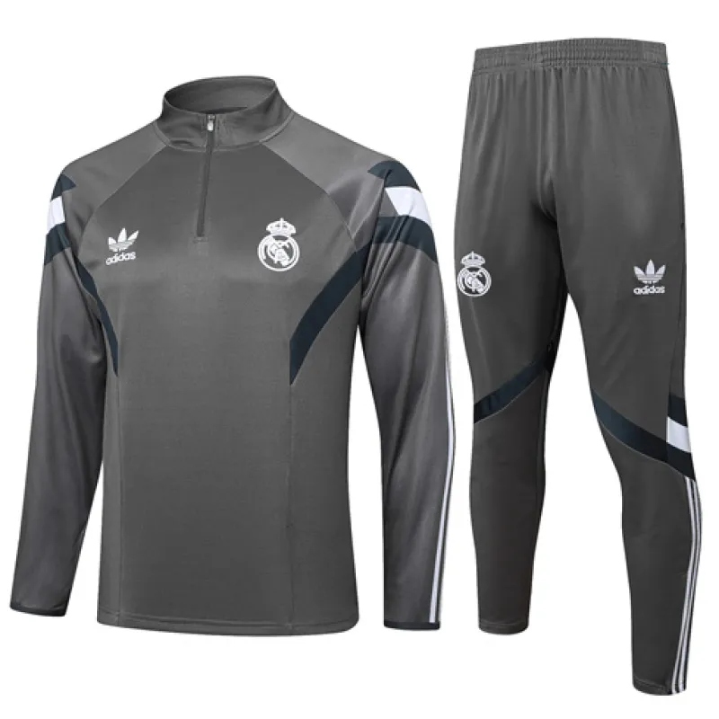 Vêtements de sport pour enfants du Real Madrid 2024/25 - Gris