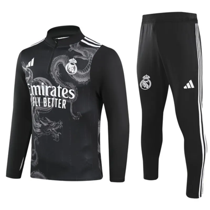 Vêtements de sport pour enfants du Real Madrid 2024/25 - Noir