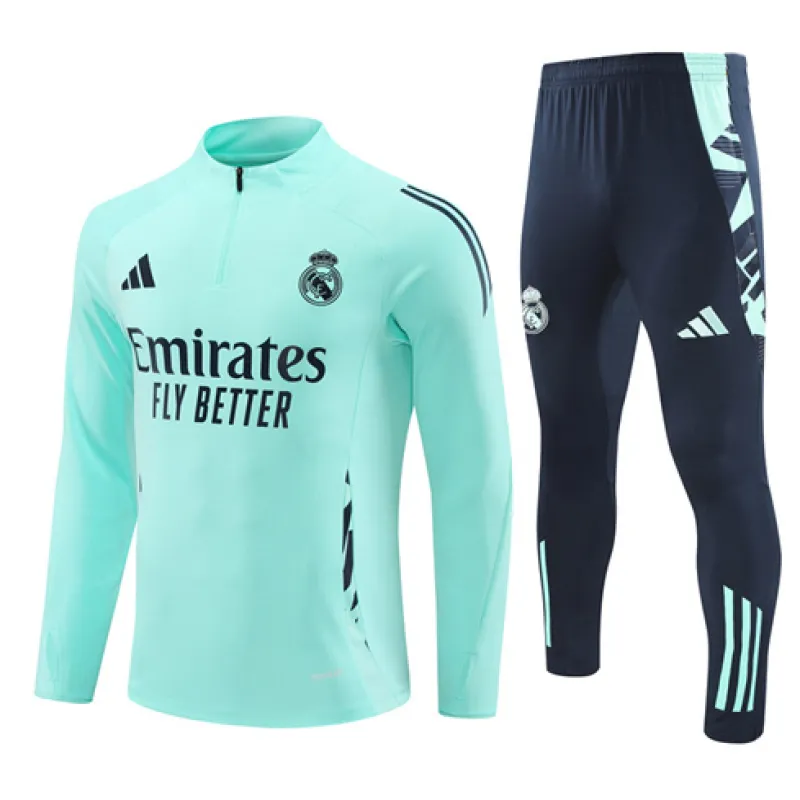 Vêtements de sport pour enfants du Real Madrid 2024/25 - Bleu
